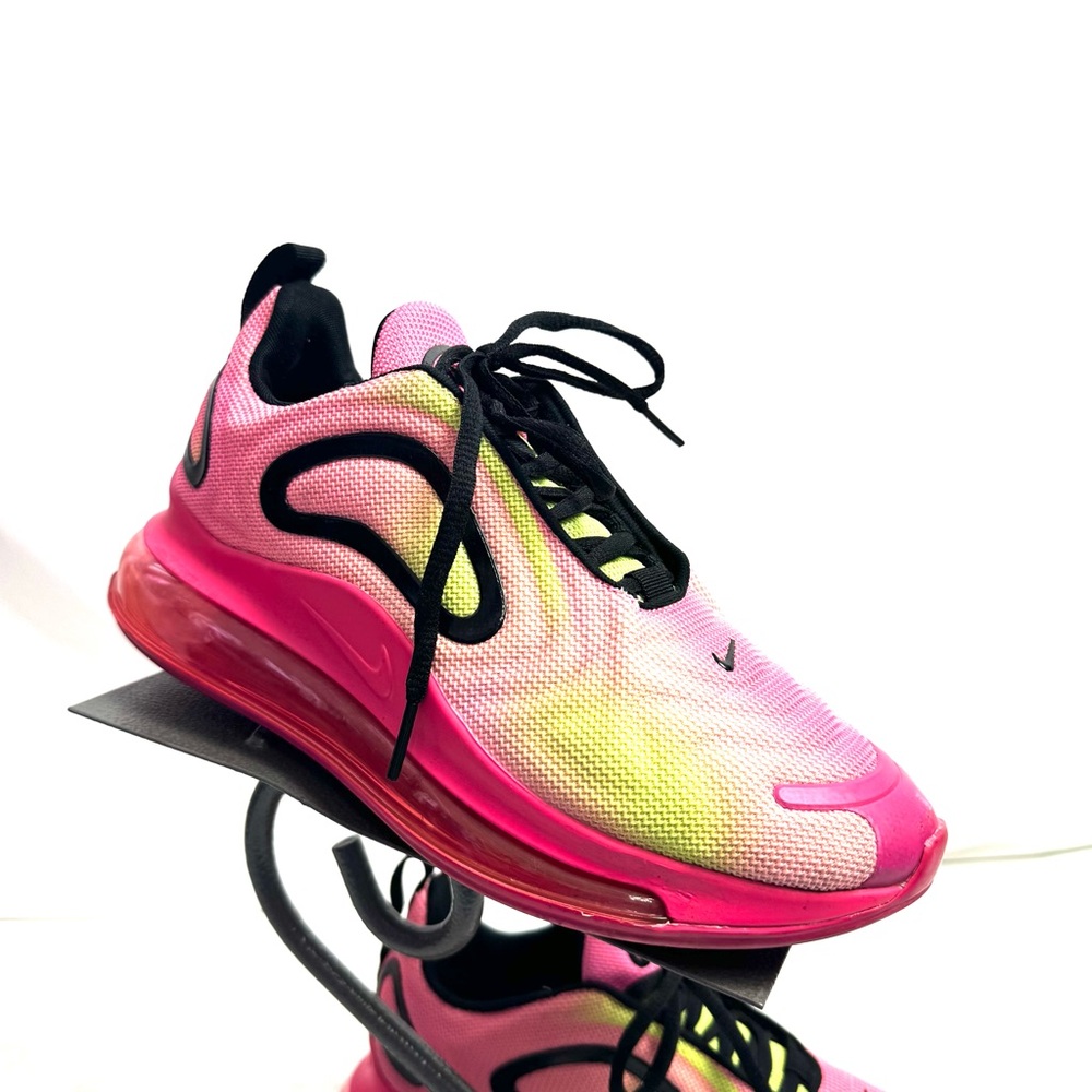Nike Air Max 720 Pink Blast Atomic Green Sneakers Women’s Size 8.5